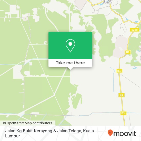 Jalan Kg Bukit Kerayong & Jalan Telaga map