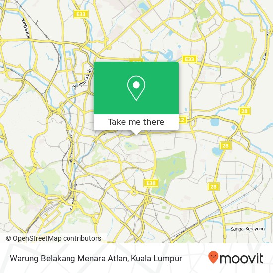 Warung Belakang Menara Atlan map