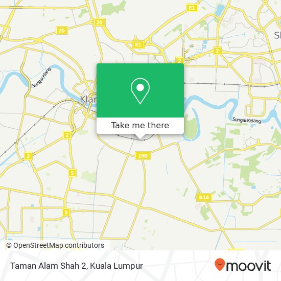 Taman Alam Shah 2 map