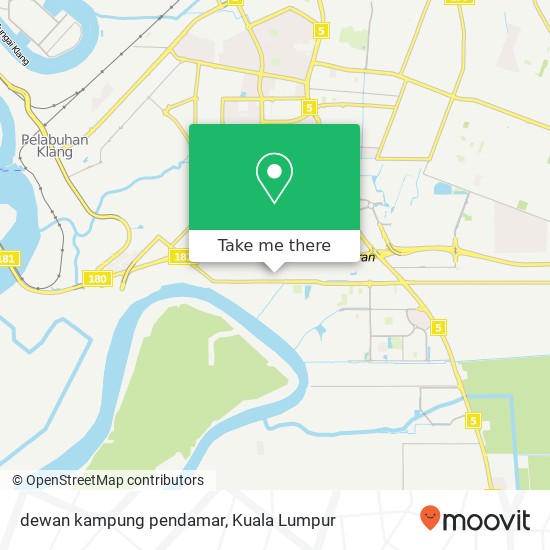 dewan kampung pendamar map