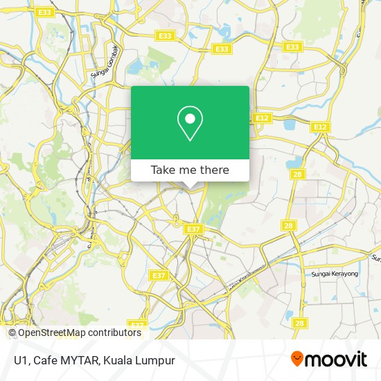 U1, Cafe MYTAR map