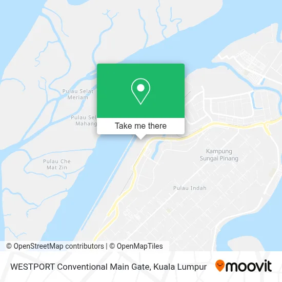 WESTPORT Conventional Main Gate map