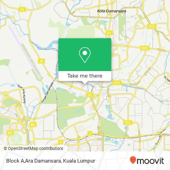 Block A,Ara Damansara map