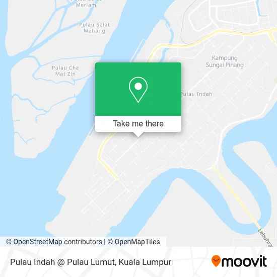 Pulau Indah @ Pulau Lumut map
