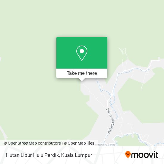 Hutan Lipur Hulu Perdik map