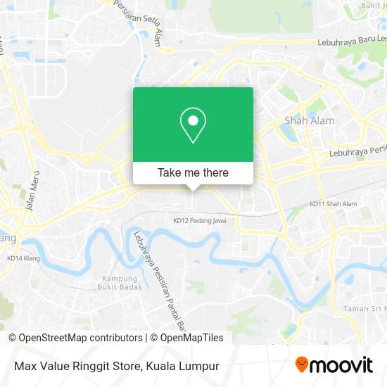 Max Value Ringgit Store map