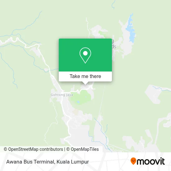 Awana Bus Terminal map