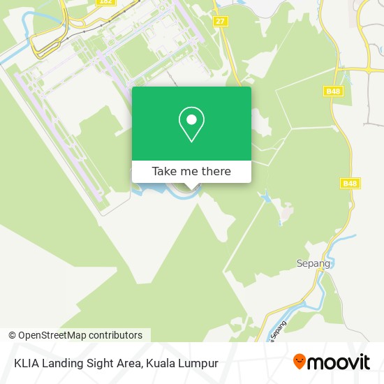 KLIA Landing Sight Area map