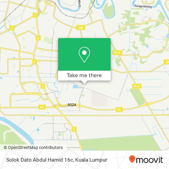 Solok Dato Abdul Hamid 16c map