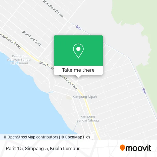 Parit 15, Simpang 5 map