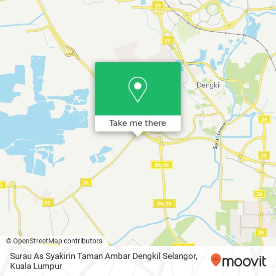 Surau As Syakirin Taman Ambar Dengkil Selangor map