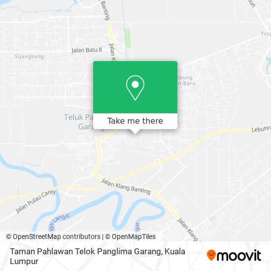 Taman Pahlawan Telok Panglima Garang map