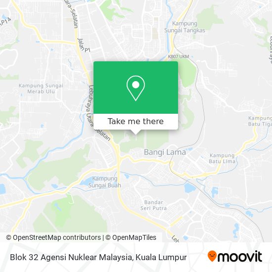 Blok 32 Agensi Nuklear Malaysia map