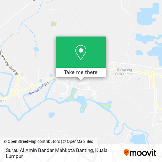 Surau Al Amin Bandar Mahkota Banting map
