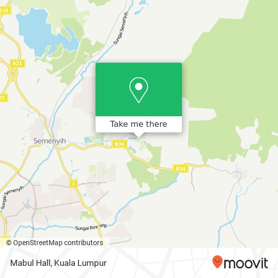 Mabul Hall map