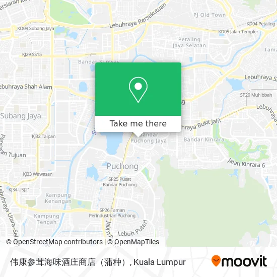 伟康参茸海味酒庄商店（蒲种） map