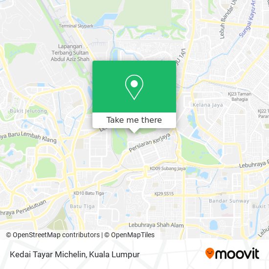 Kedai Tayar Michelin map