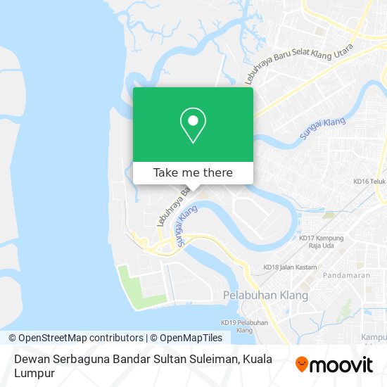 Dewan Serbaguna Bandar Sultan Suleiman map