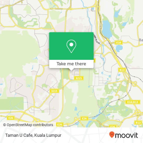 Taman U Cafe map