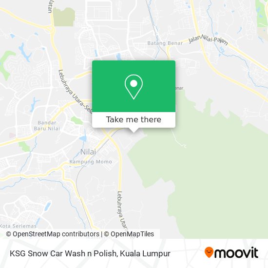 KSG Snow Car Wash n Polish map