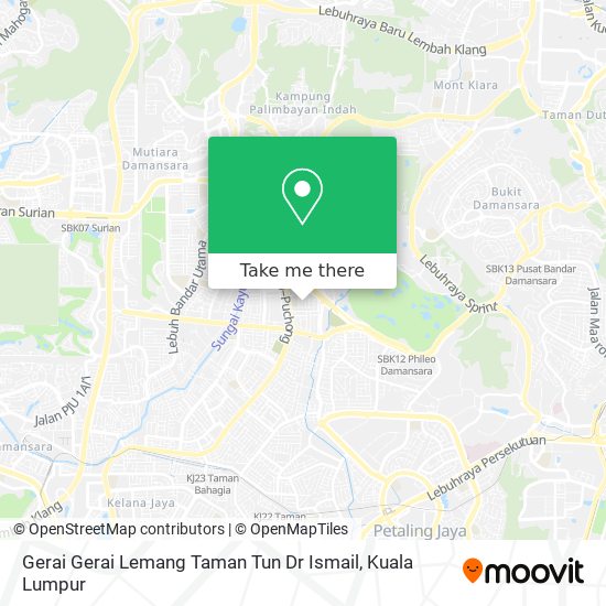 Peta Gerai Gerai Lemang Taman Tun Dr Ismail