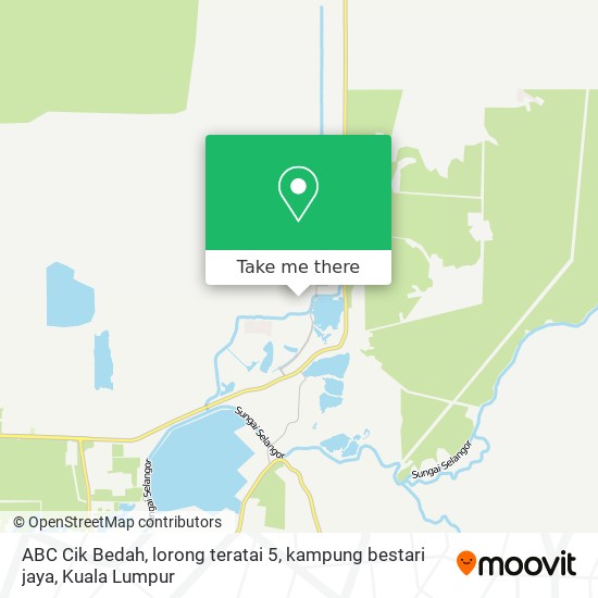 Peta ABC Cik Bedah, lorong teratai 5, kampung bestari jaya