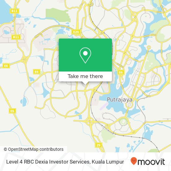 Level 4 RBC Dexia Investor Services map