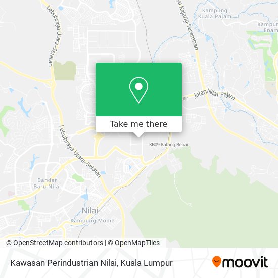 Kawasan Perindustrian Nilai map