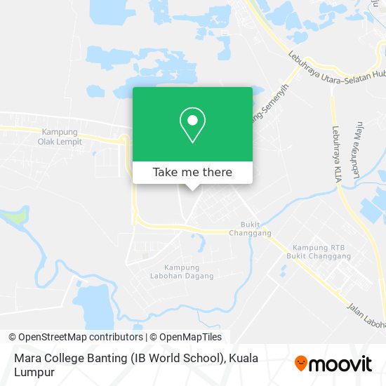 Mara College Banting (IB World School) map