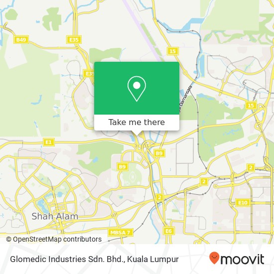 Glomedic Industries Sdn. Bhd. map