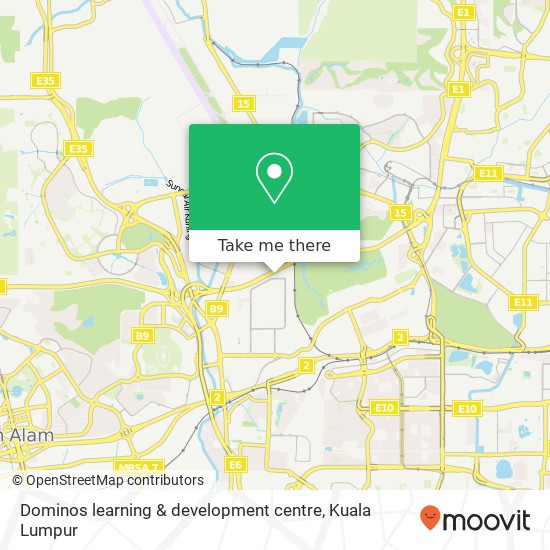 Dominos learning & development centre map