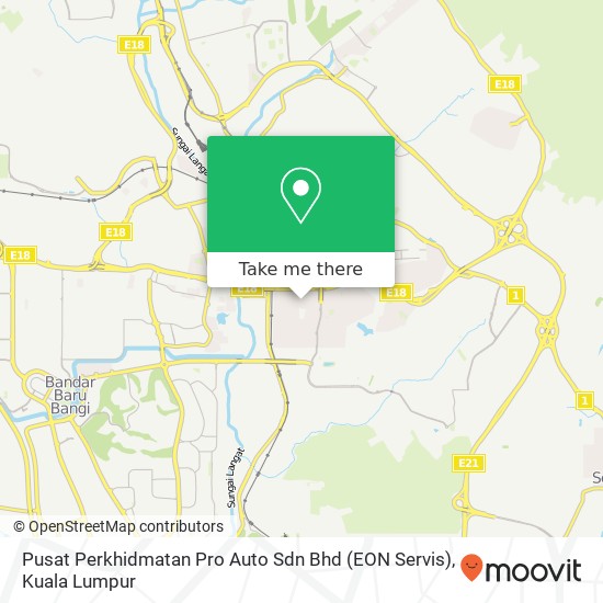 Pusat Perkhidmatan Pro Auto Sdn Bhd (EON Servis) map
