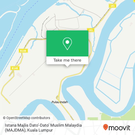 Istana Majlis Dato'-Dato' Muslim Malaydia (MAJDMA) map