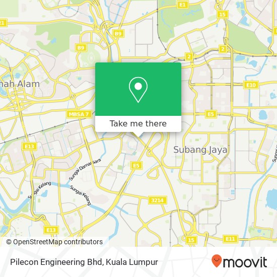 Pilecon Engineering Bhd map