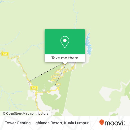 Tower Genting Highlands Resort map