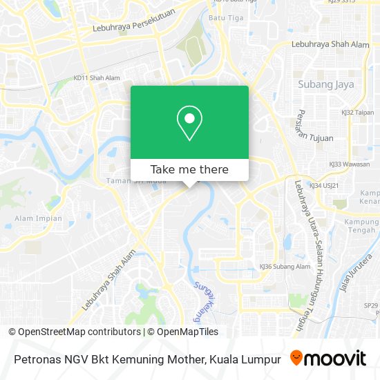 Petronas NGV Bkt Kemuning Mother map