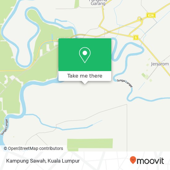 Kampung Sawah map