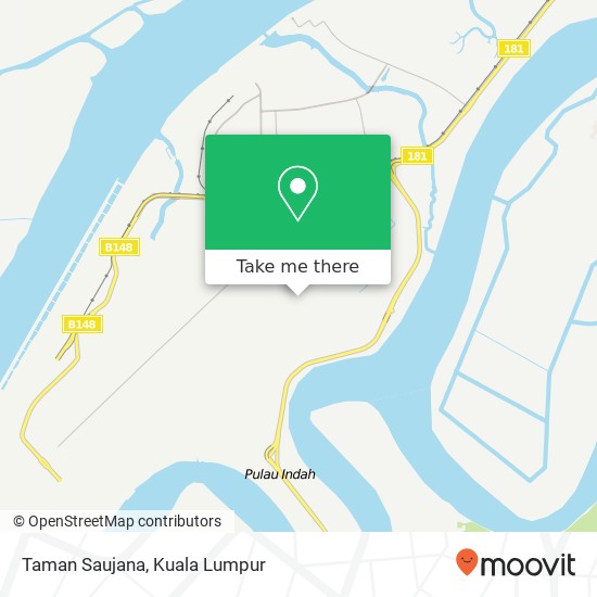 Taman Saujana map