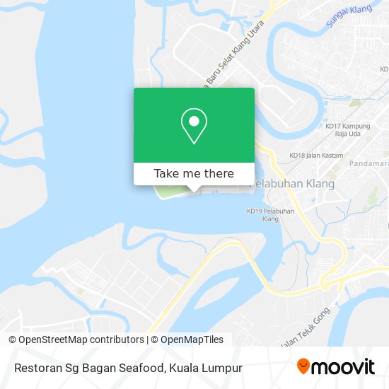 Peta Restoran Sg Bagan Seafood