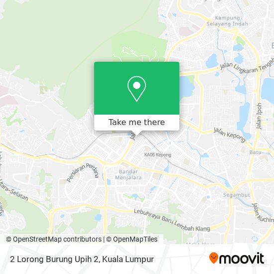 2 Lorong Burung Upih 2 map