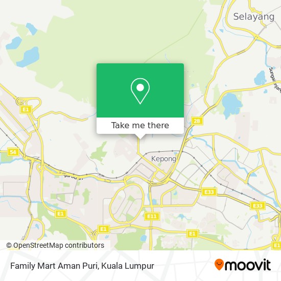 Family Mart Aman Puri map