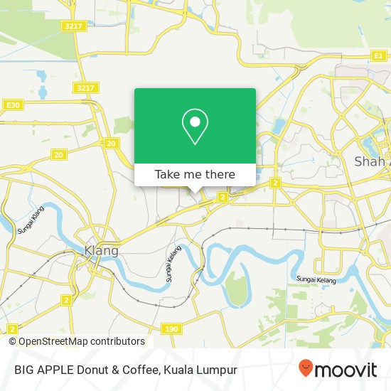 BIG APPLE Donut & Coffee map