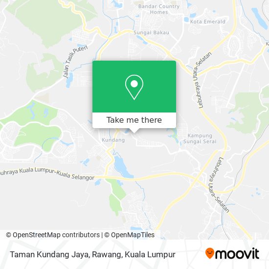 Taman Kundang Jaya, Rawang map