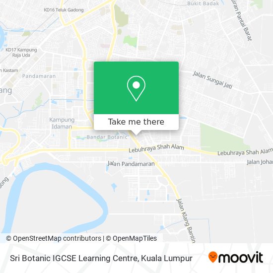 Sri Botanic IGCSE Learning Centre map