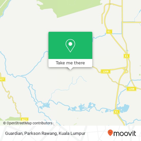 Guardian, Parkson Rawang map