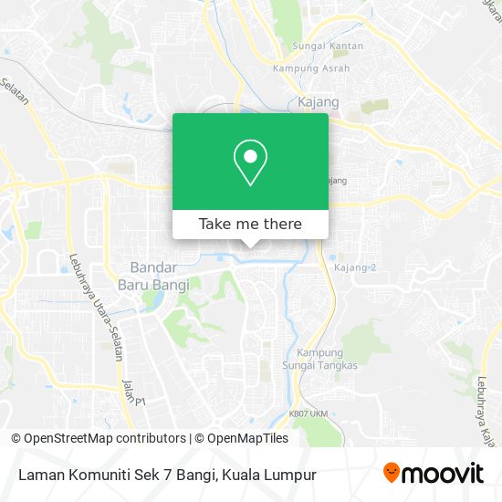 Peta Laman Komuniti Sek 7 Bangi