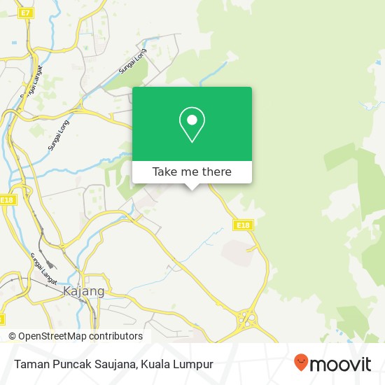 Taman Puncak Saujana map