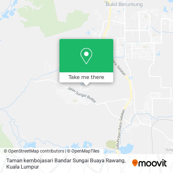 Taman kembojasari Bandar Sungai Buaya Rawang map