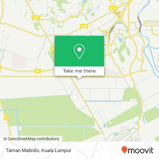 Taman Malindo map