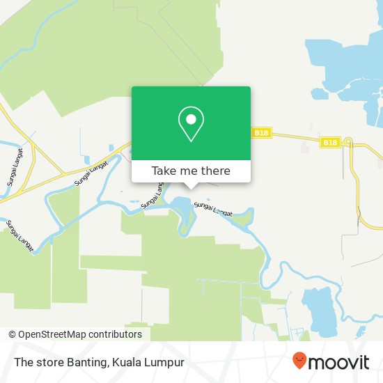 The store Banting map